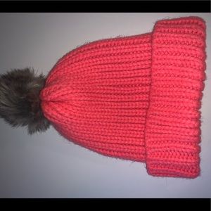 Bright Pink beanie hat